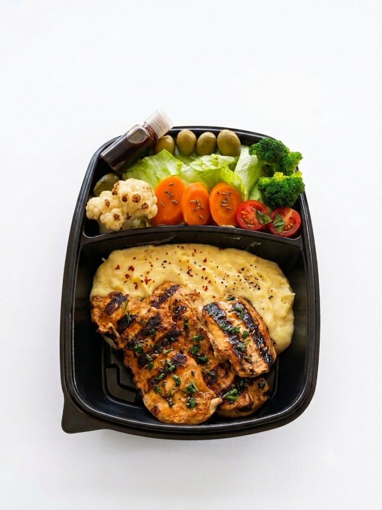 خوراک مرغ اسپایسی